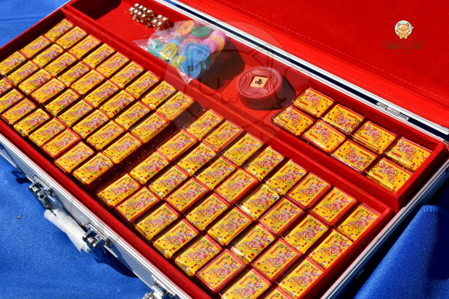 CUSTOMIZABLE Mahjong gift set - Personalized Mahjong game